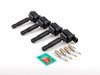 ES#2763209 - 0001502980KT1 - 2003-2005 C230 Ignition Service Kit - Includes four Beru coil packs and four Bosch spark plugs - Assembled By ECS - Mercedes Benz