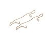 ES#2770055 - 3a0615301aprKT - Front Pad And Rotor Installation Kit - Stage 1 - Restore both calipers while installing new pads and rotors - Assembled By ECS - Volkswagen