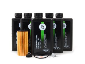ES#2763515 - 11428570590KT2 - MINI Oil Service Kit Gen 3 1.5L - Priced As Kit - All in one service for your MINI : with Pan Drain Plug - Genuine MINI - MINI