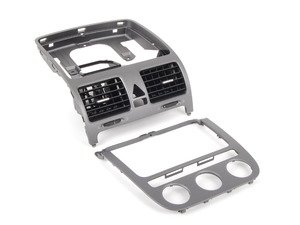 ES#6839 - 1k0898012 - Metal Grey Dash Kit - (NO LONGER AVAILABLE) - 2-piece kit to give a little flair to your MKV dash - Genuine Volkswagen Audi - 