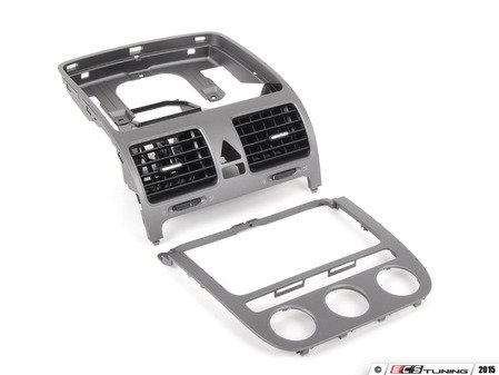 ES#6839 - 1k0898012 - Metal Grey Dash Kit - (NO LONGER AVAILABLE) - 2-piece kit to give a little flair to your MKV dash - Genuine Volkswagen Audi - 