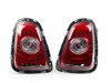 ES#2808327 - 8821908PXAQVC - Led Tail light - Set   - Clear Red led taillight pair with clear turn signal - Depo - MINI