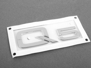 ES#460477 - 8R08537412ZZ - 'Q5' Emblem - Chrome - Replace your worn or missing emblem - Genuine Volkswagen Audi - Audi