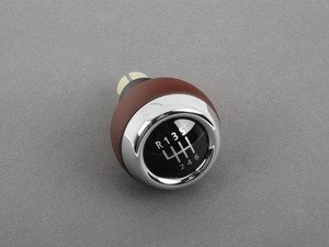 ES#46517 - 25110432725 - Manual Transmission Shift Knob - Hot Chocolate - (NO LONGER AVAILABLE) - Add color to your shift knob - Genuine MINI - 