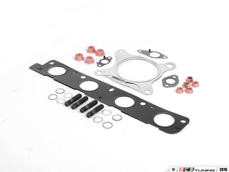 ES#1843898 - 06F998001 - Turbocharger Installation Kit - All the hardware and gaskets that you would need to replace your turbocharger - Assembled By ECS - Audi Volkswagen