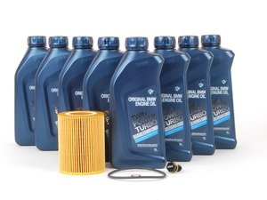 ES#2162497 - M50OCIXI - Genuine BMW Inspection I/Oil Change Kit - Upgraded to included a ECS magnetic drain plug - Assembled By ECS - BMW
