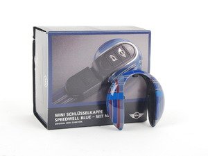 ES#2714968 - 82292353328 - Key Cap - Speedwell Blue - (NO LONGER AVAILABLE) - Snaps into place to add style to your MINI key fob with NFC Chip - Genuine MINI - 