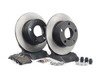ES#1899339 - 8e0698017 - Rear Brake Service Kit - Includes Zimmerman rotors and ECS DD23 ceramic pads. - Assembled By ECS - Volkswagen