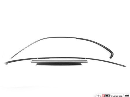 ES#2763004 - 51717003935kt - E46 Coupe Matte Shadow Line Trim Kit - Includes all new trim pieces to add matte shadow line trim to you vehicle - Genuine BMW - BMW