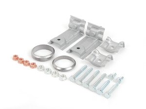ES#40056 - 18210146036 - Rear Muffler Brackets - Set - Mounts and brackets for rear muffler - Genuine BMW - BMW