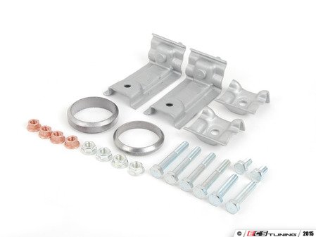 ES#40056 - 18210146036 - Rear Muffler Brackets - Set - Mounts and brackets for rear muffler - Genuine BMW - BMW
