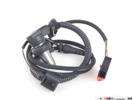 ES#2816308 - 8D0927803D - Front ABS Sensor - Priced Each - Measures wheel speed to prevent lock up. Includes brake pad wear sensor. - Hamburg Tech - Audi Volkswagen