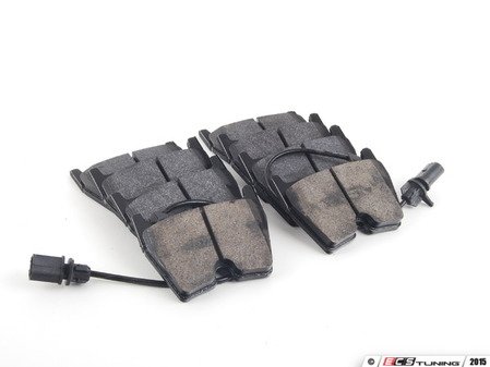ES#2823236 - HB609B.572 - Front HPS 5.0 Performance Brake Pad Set - Next generation high performance street brake pad offering greater stopping power and pedal feel, with very low dust and noise - Hawk - Audi