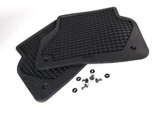 ES#196819 - 82559405044 - E39 Rear All Weather Rubber Floor Mat Set - Black - Protect your carpet from dirt and moisture! - Genuine BMW - BMW