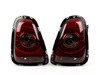 ES#2808328 - 8821908PXAQVS - Led Tail Light - Set - (NO LONGER AVAILABLE) - Smoked Red led taillight pair with clear turn signal - Depo - 