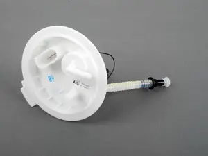 Fuel pump flange with pressure regulator