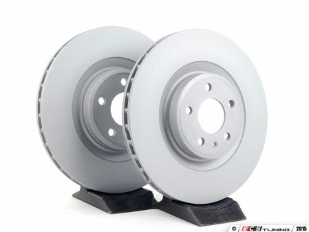 ES#2597357 - 8K0698301MKT - Front Brake Service Kit - Featuring Zimmerman rotors and ECS DD23 ceramic pads. - Assembled By ECS - Audi
