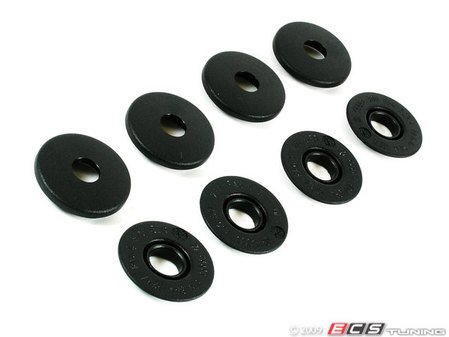 ES#5482 - 3D0898501B41 - Floor Mat Retaining Hardware Set - Round - Priced Each - Rounds style retaining hardware for two floor mats - Genuine Volkswagen Audi - Audi Volkswagen