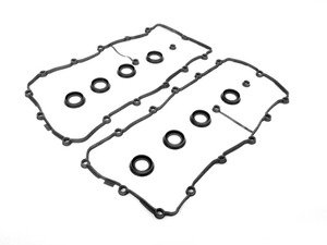 ES#2684747 - 077198025BKT - Valve Cover Gasket Set - Left and Right side set - Genuine Volkswagen Audi - Audi