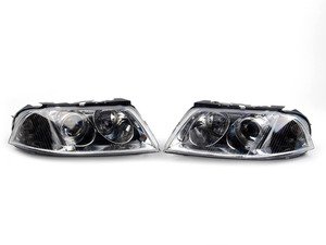ES#2806916 - HD-JH-VWPAT01-C - OE Style Headlight Set - Chrome - Improve lighting quality & performance of your B5.5 Passat with European headlight housings - Spyder - Volkswagen