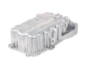 ES#2836646 - 06F103601M - Oil Pan - Without Oil Level Sensor Hole - Perfect replacement for those with cracked oil pans, or stripped out drain plugs - URO - Audi Volkswagen