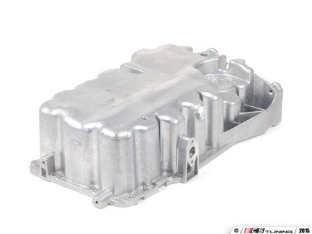 ES#2836646 - 06F103601M - Oil Pan - Without Oil Level Sensor Hole - Perfect replacement for those with cracked oil pans, or stripped out drain plugs - URO - Audi Volkswagen