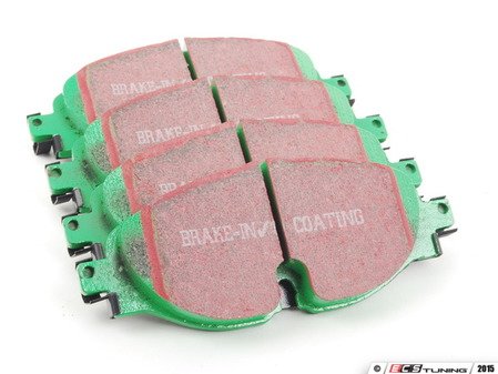ES#2816768 - DP22150 - Front Greenstuff Performance Brake Pad Set (312mm) - Designed as a mildly upgraded pad, great for an afternoon of sporty driving. - EBC - Audi Volkswagen