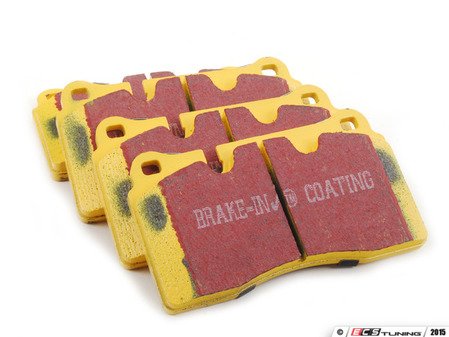 ES#2622045 - DP42070R - Front Yellowstuff Performance Brake Pad Set - EBC's premium sport street pad that offers high friction levels and heat fade resistance - EBC - Audi Porsche