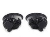 ES#3663025 - 382-1101P-US2 - Halogen Blackout Headlight - pair  - Chrome ring and black housing headlight set! - Depo - 