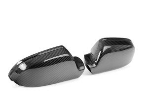 ES#2816884 - 010257ECS02KT - Carbon Fiber Mirror Cap Set - Audi B8 A4/S4 - 8P A3 - Upgrade your exterior look - ECS - Audi