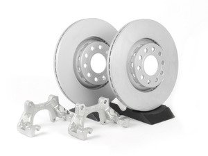 ES#89 - B5A8BBKNPAPLNKT -  Front Big Brake Kit - stage 1 - Plain Rotors (312x25) - Upgrade your stopping power with larger diameter rotors - Assembled By ECS - Audi Volkswagen