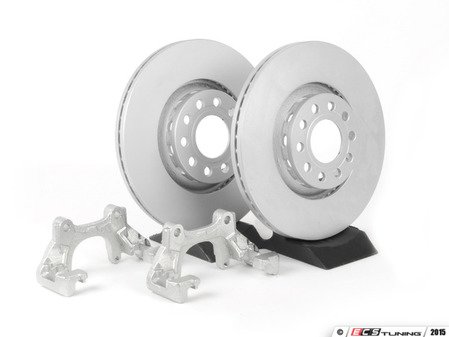 ES#89 - B5A8BBKNPAPLNKT -  Front Big Brake Kit - stage 1 - Plain Rotors (312x25) - Upgrade your stopping power with larger diameter rotors - Assembled By ECS - Audi Volkswagen