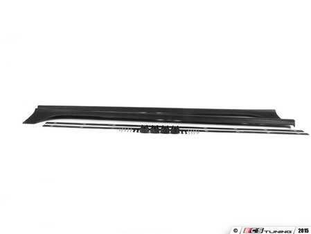 ES#7674 - 1K3898000 - OEM GTI Side Skirt Set - 2 Door - (NO LONGER AVAILABLE) - Satin black skirts off the GTI - Genuine Volkswagen Audi - 