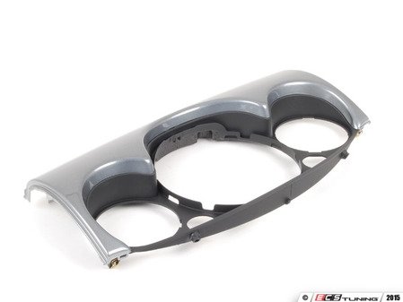 ES#117291 - 51457055702 - Dash Interior Decor Cover - Anthracite Center - Priced Each - For three part dash - Genuine MINI - MINI