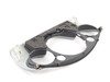 ES#117291 - 51457055702 - Dash Interior Decor Cover - Anthracite Center - Priced Each - For three part dash - Genuine MINI - MINI