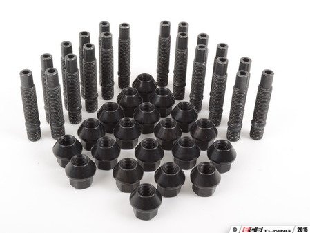 ES#2842167 - prf75ch5KT - Wheel Stud Conversion Kit - Full Set - Make wheel changes faster and easier, enough to convert both axles - ECS - BMW