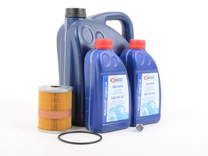 ES#2785093 - VR612VOILKT7 - Oil Service Kit - Includes Mahle oil filter and Vaico 5w-40 oil - Assembled By ECS - Volkswagen