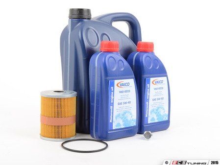 ES#2785093 - VR612VOILKT7 - Oil Service Kit - Includes Mahle oil filter and Vaico 5w-40 oil - Assembled By ECS - Volkswagen