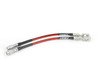 ES#2748076 - D2A8SSBLKKT1 - Front & Rear Exact-Fit Stainless Steel Brake Lines - Kit - Complete set of DOT-compliant lines for an improved pedal feel - ECS - Audi