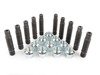 ES#3617523 - ls-1010mmKT1 - Wheel Spacer & Stud Conversion Kit - Pair (For Two Wheels) - Make wheel changes quicker and easier, while giving your wheels the space they need - 10mm Spacers / 48mm Studs - Rennline - Porsche