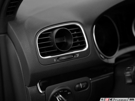 ES#2834867 - 004608ECS01 - Angled Gauge Vent Pod - Gauge mounting pod to mount any 52mm (2 1/16") gauge into your left side air vent - ECS - Volkswagen