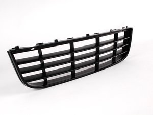 ES#1874260 - 1K0853671A041 - Lower Center Grille - Wolfsburg Edition - Blackout lower grille to match Wolfsburg upper grille - Genuine Volkswagen Audi - Volkswagen