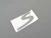 ES#1470903 - 986559243009A4 - "S" Logo - Titanium Metallic  - The "S" logo located rear deck lid - Genuine Porsche - Porsche