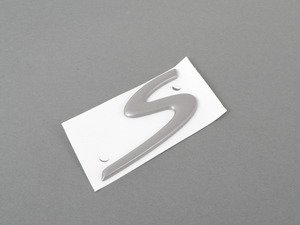 ES#1470903 - 986559243009A4 - "S" Logo - Titanium Metallic  - The "S" logo located rear deck lid - Genuine Porsche - Porsche