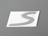 ES#1470903 - 986559243009A4 - "S" Logo - Titanium Metallic  - The "S" logo located rear deck lid - Genuine Porsche - Porsche
