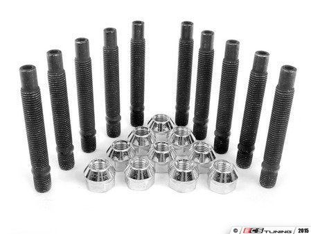 ES#2807087 - PRACH5KT6 - Wheel Stud Conversion Kit - Half Set - Make wheel changes faster and easier, enough to convert one axle - ECS - BMW