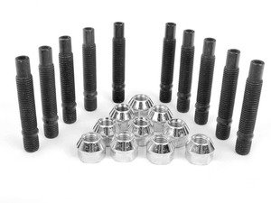 ES#2842200 - PRF82CH5KT3 - Wheel Stud Conversion Kit - half Set - Make wheel changes faster and easier, enough to convert one axle - ECS - BMW