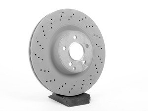ES#2605562 - 221421161207 - Front Brake Rotor - Priced Each - Fits left or right side - Genuine Mercedes Benz - Mercedes Benz