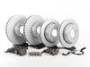 ES#2586841 - 34116767059KT1 - Front & Rear Brake Service Kit - Featuring Meyle Brake Rotors and ECS DD32 Daily Driver Ceramic Pads - Assembled By ECS - BMW