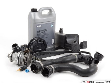 ES#2836845 - ECSE461711-2KT - ECS Cooling System Refresh Kit - Level 2 - A more advanced refresh kit - with aftermarket components, featuring an ECS Aluminum Pulley and GEBA Water Pump - Assembled By ECS - BMW